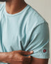 Men's Vintage Crew Tee - Mineral Wash Blue Mineral